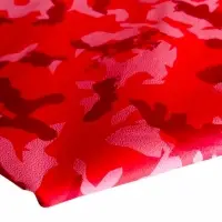 Sheep Cabretta Camuflage Color Red