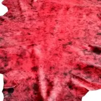 Sheep Cabretta Fashion Color Red Black