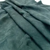 Goat Suede Leather for Shoes Color Dk. Grey