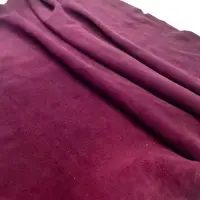 Goat Suede Leather for Shoes Color Purple