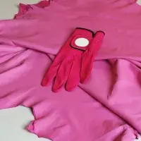 Sheep Cabretta For Golf Glove Color Pink