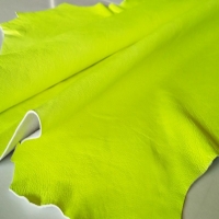 Sheep Cabretta For Gloves Col Neon Yellow