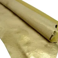 Genuine Leather Goat Arya Color Gold For Shoes
