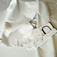 Sheep Cabretta for Gloves Col Pearl White