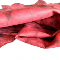 Sheep Cabretta Fashion Color Red Black