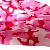 Sheep Cabretta Camuflage Color Pink for Gloves