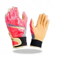 Batting Gloves Color Mix Red & Brown