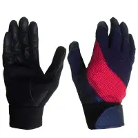 Batting Glove Color Black And Red