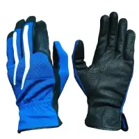 Batting Glove Color Black And Blue