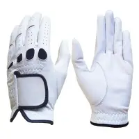 Golf Glove Full Leather Color White