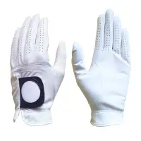 Golf Glove Full Leather Color White