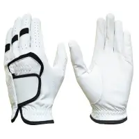 Golf Glove Full Leather Color White