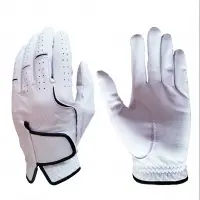 Golf Glove Full Leather Color White