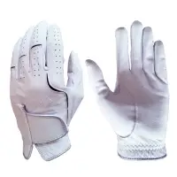 Golf Glove Full Leather Color White