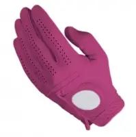 Golf Glove Full Leather Color Burgundy
