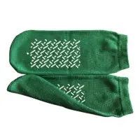 Slipper Socks, Single-Sided, M, Green