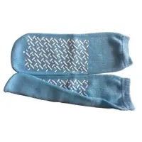 Slipper Socks, Single-Sided, L, Sky Blue