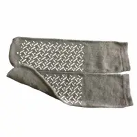 Slipper Socks, Single-Sided, XXL, Grey