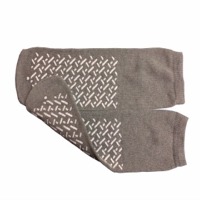 Slipper Socks, Double-Sided, XXL, Grey