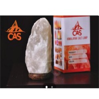 Himalayan Snow White Salt Lamp 1-2kg