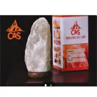 Himalayan Snow White Salt Lamp 1-2kg