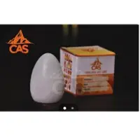 Himalayan Snow White Egg Shape Salt Lamp