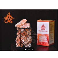 Metal Basket Himalayan Salt Lamp 7