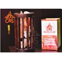 Himalayan Salt Wooden Basket Drum Shaped