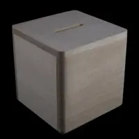 Wooden Money Box