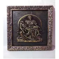 Pieta MN Brass Statue With Frame
