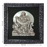 Pieta MN Silver Statue With Frame