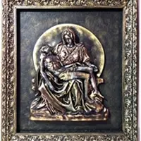 PIETA Copper Gold -  The Passion of Christ