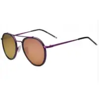 Purple Mirror Lens Aviator Sunglasses