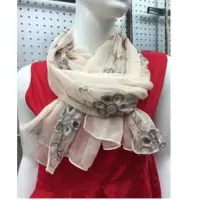 Designed Embroidery Scarf Hijab And Shawl
