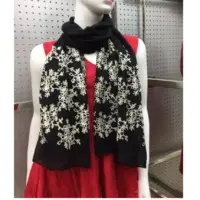 Designed Embroidery Scarf Hijab And Shawl