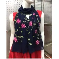 Designed Embroidery Scarf Hijab And Shawl