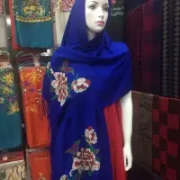 Cashmere Embroidery Scarf And Hajab