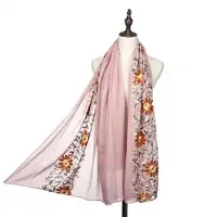Ladies's Embroidery Scarf Beach Scarf