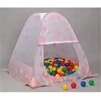 Tent with balls