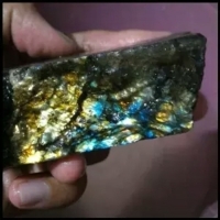 Natural Indonesia Rainbow Labradorite Stone Slab