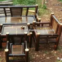 Indonesia Bamboo Furniture Garden Chairs & Table