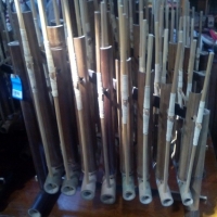 Black Bamboo Antique Angklung Sarinande