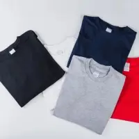 Custom Plain Round Neck  Short Sleeve T-Shirt