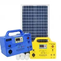 Portable Solar Lighting System with  Panel