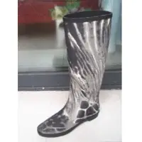 Fold tall wellies rubber boot