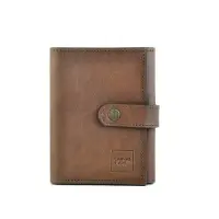 Dark Brown Genuine Leather Gents Wallet