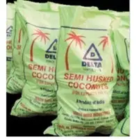 Semi Husked Coconuts