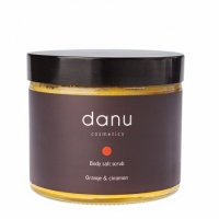 Orange And Cinnamon Body Salt Scrub,peeling