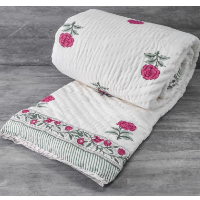 Hand Block Printed Quilt