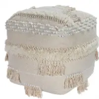Hand Made Cotton Pouf